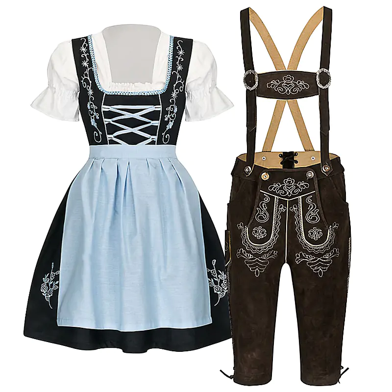 Produktfotografie luxuriöse Bekleidung und Designermode Produktfoto Luxusmode Dirndl und Lederhose