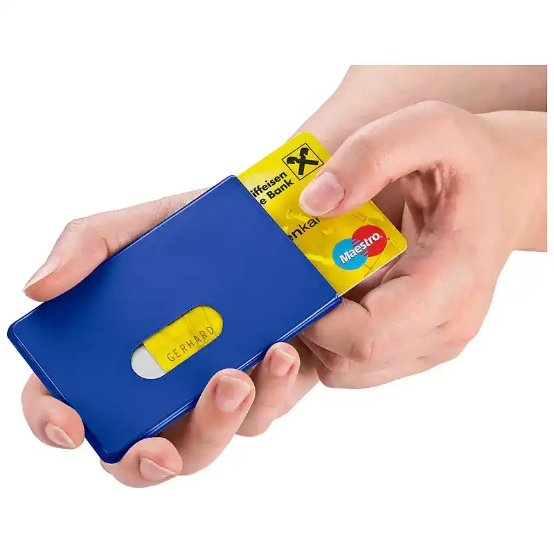 Produktfotos für Onlineshops Scheckkarten Sicherheitsetui Produktfotos für Onlineshops Scheckkarten Etui