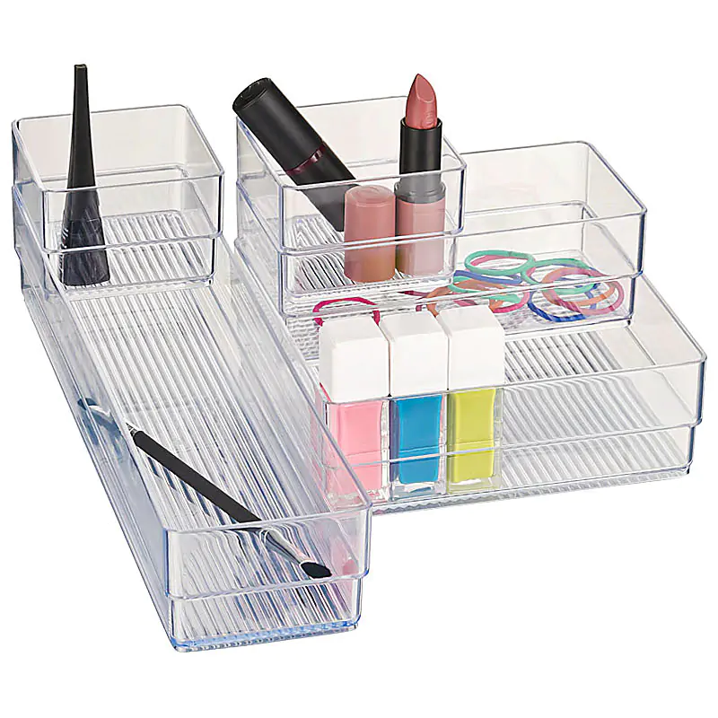 Produktfoto Kosmetikprodukte, Aufbewahrungsbox transparent Produktbild, Standard-Produktfoto Kosmetik