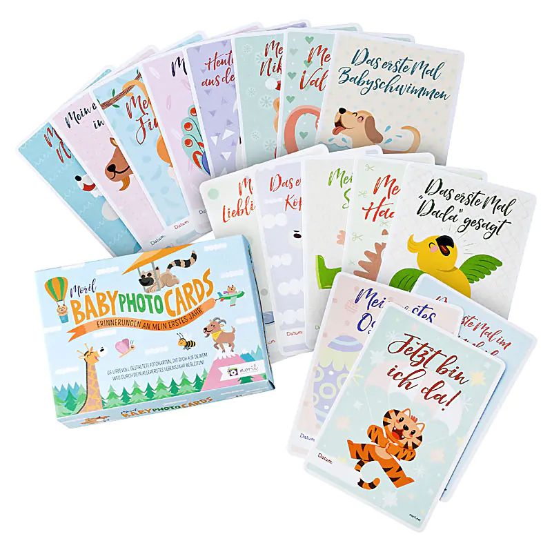 Produktfoto Baby-Fotokarten im Geschenkset Produktbild, Standard-Produktfoto Fotokarten