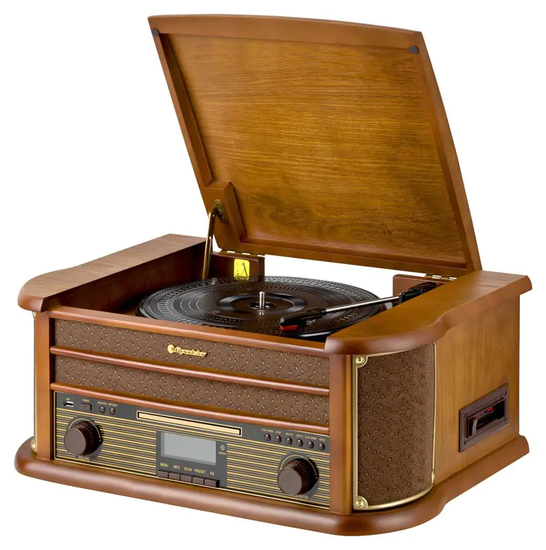 Phonomöbel, HIFI-Geräte, Plattenspieler, Radio Produktfotografie Unterhaltungselektronik