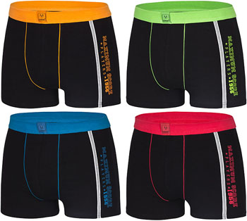 Hollowman Fotos Boxershorts, verschiedene Farben in einheitlicher Darstellung Hollowman Fotos Boxershorts, verschiedene Farben
