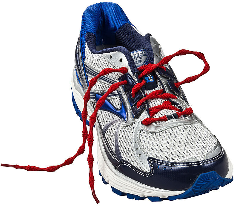 Produktfoto Turnschuh mit speziellen Schuhbändern Produktfoto Turnschuh mit speziellen Schuhbändern