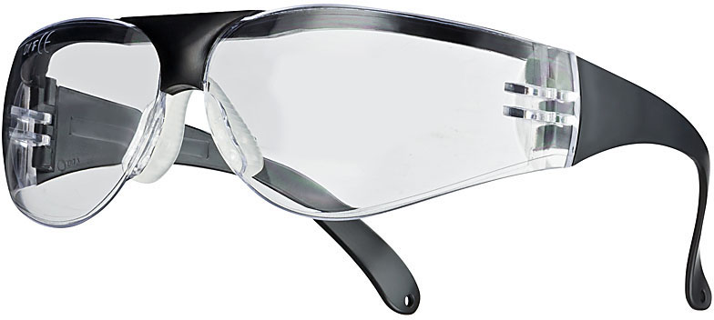 Produktfoto einer Schutzbrille aus Kunststoff Produktfoto einer Schutzbrille aus Kunststoff
